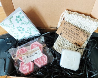 Ultimate Soap Gift Set - Self-Care Box under 20  - Spa Box - Gift for Her - Pamper Box with Soap Bars
