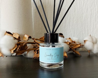 Laundry Day Reed Diffuser - Home Perfume - Fresh and Clean Linen Fragrance