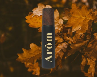 Crispy Leaves Perfume Oil - Fresh Nature Scent - Roll On Perfume - Travelsize Fragrance for Autumn - Alcohol Free Perfume - Unisex Scent