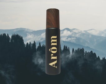 Cedar & Amber Perfume Oil - Perfume For Him - Roll On Perfume - Travelsize Fragrance For Men - Alcohol Free Perfume