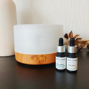 Mirabelle Ultrasonic Aroma Diffuser - Deluxe Collection - Minimalistic Humidifier and Diffuser for Essential Oils and Fragrance Oils