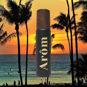 Golden Hour Perfume Oil - Roll On Perfume - Tropical Floral Scent - Travelsize Fragrance For Summer - Alcohol Free Perfume