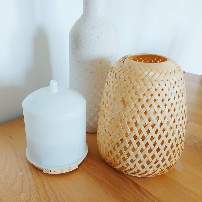 Ivy Bamboo Ultrasonic Aroma Diffuser Humidifier and Diffuser for Essential Oils and Fragrance Oils image 2