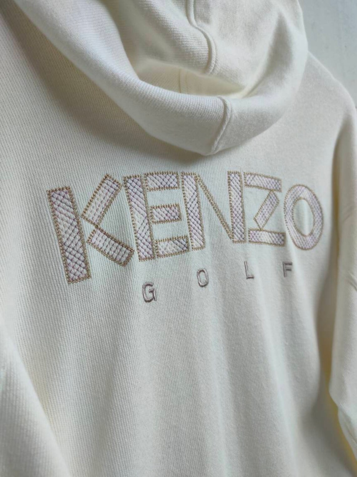 RARE Vintage Kenzo Golf Hoodie Sweater Full Zipper Embroidery | Etsy