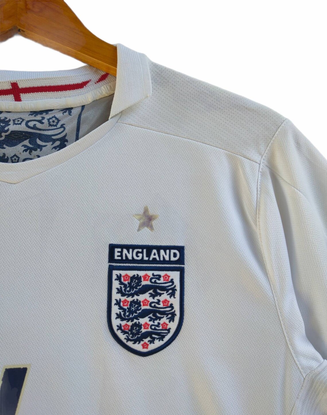 Rare Vintage England UMBRO Jersey Three lion White Color Etsy
