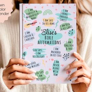 Christian Affirmations Journal, Bible Verse Gift, Faith Notebook For Women, Scripture Prayer Journal, Inspirational Hardcover Diary