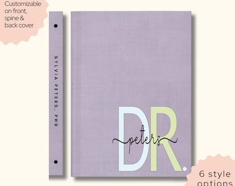 Customizable PHD Graduation Journal, Doctorate Gift for Her Him