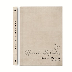 Unique Social Worker Gift Ideas Journal, Social Work Planner, School Counselor Planner, MSW Graduation Gift, School Social Worker, LCSW LMSW