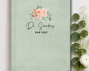 PHD Gift Journal, PHD Graduation Keepsake Notebook, Medical School Doctor Gifts