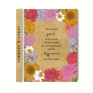 Journal personnalisé de cadeaux de retraite, soyez fiers de vous-même, faites une différence, cadeau unique à envoyer, carte de retraite de mentorat de remerciement