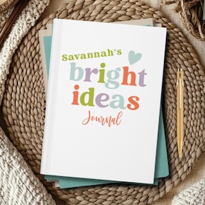 Journal personnalisé pour jeune fille, cadeau d'arrière-petite nièce de la part d'une tante, joli carnet de notes personnalisé - Cadeau d'anniversaire pour adolescente SV-208