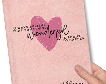 Teenage Girl Gifts Personalized Diary Journal, Great Niece Gift from Aunt, Lovely custom name notebook and Christmas gift for teen girl