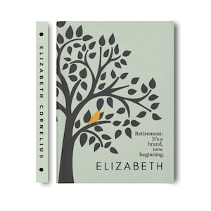 Geschenke zum Ruhestand für Frauen, Erinnerungsbuch für Abschiedsfeiern, Einzigartige Geschenke zum Ruhestand, Gästebuch für die Abschlussfeier