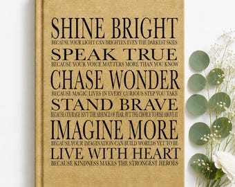 Custom Graduation Journal, Inspirational High School Grad Gift