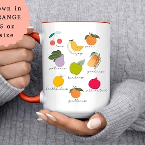 Personalized Christian Coffee Mug, Bible Study Gift, Inspirational Mug for Women, Positive Coffee Mug Gifts, Catholic Baptism Gift Idea