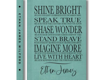 Personalized Prayer Journal, First Communion Gift for Godson