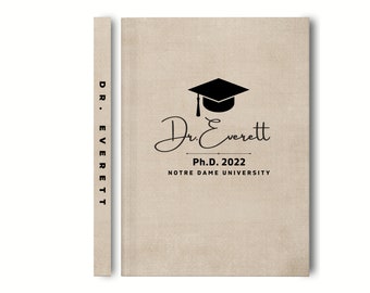 PhD Gift Journal, PhD Graduation Gift, Medical School, Doctor Gifts, Doctorate for her / him, Graduate Student