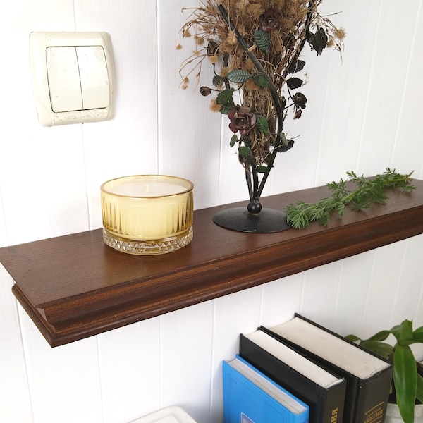 Floating Shelves, Wall Shelves, Fireplace Mantel, Wooden Shelf, easy to instal Floating Wall Shelf, customized color & size Floating Shelf