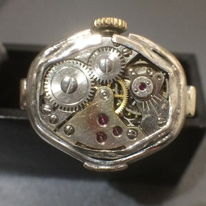 Silver Clockwork Ring