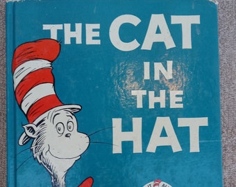 Vintage Dr Seuss Cat in the Hat Book