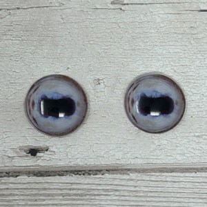 Glass eye cabochons in sizes 6mm to 40mm sheep eyes, horse eyes, deer eyes, goat eyes, octopus eyes mongoose eyes (535)