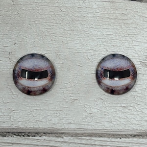 Cabochons met glazen oog in de maten 6 tot 40 mm octopus inktvis inktvis vis iris (527)