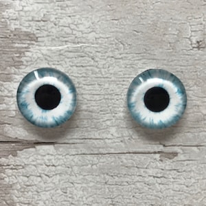 Cabochons d'oeil en verre glacé de 6 mm à 40 mm yeux humains oiseau animal zombie (130)