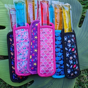 Eiswürfelhalter. Eis am Stil Deckel. Kinder Sommer Spaß. Pool-Party unterhaltsam. Zooper Dooper Halter. Eisiger Block gemütlich. Katzen. Einhörner. Haie.