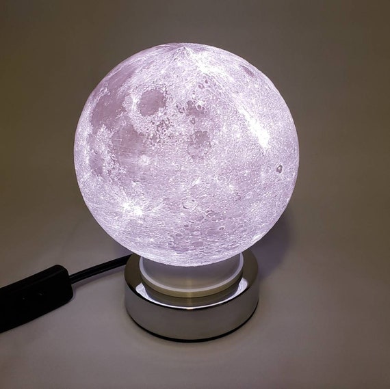 3D Printed Moon Lamp Etsy Australia