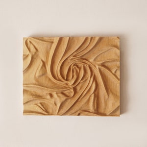 Décor en bois pour tenture murale, art mural en bois moderne, sculpture sur bois de forme libre, art contemporain, art mural abstrait, sculpture en bas-relief image 5