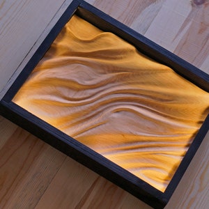 Light up Your Space With Glowing LED Wall Decor,ambient Light Wooden