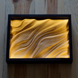 Light up Your Space With Glowing LED Wall Decor,ambient Light Wooden