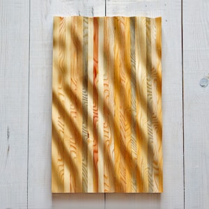 Slat wall panel made from pallet wood! Environmental art, sustainable home decor, wood carving, reclaimed wood wall art, abstract art