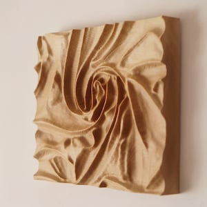 Décor en bois pour tenture murale, art mural en bois moderne, sculpture sur bois de forme libre, art contemporain, art mural abstrait, sculpture en bas-relief image 8