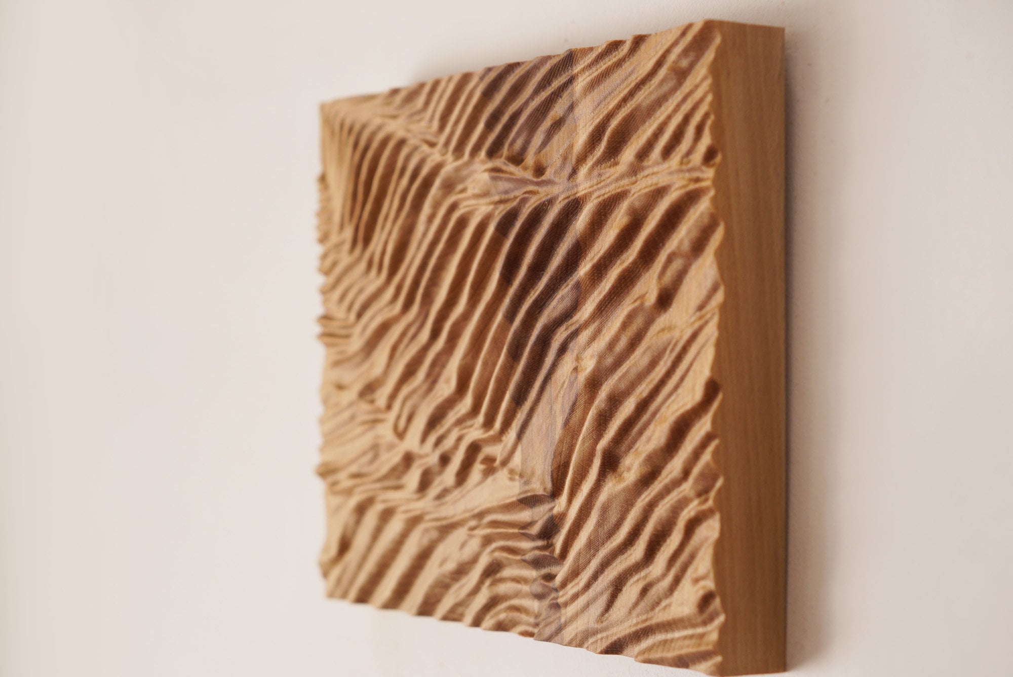 Wood Artwork for Home Decor Carved Relief Panel Rustic Etsy