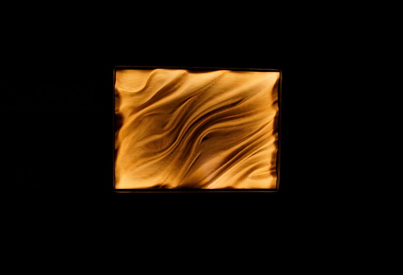 Light up Your Space With Glowing LED Wall Decor,ambient Light Wooden