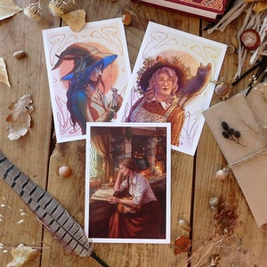 Cartes d'Automne Sorcières