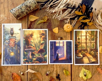 Cartes Postales d'Automne