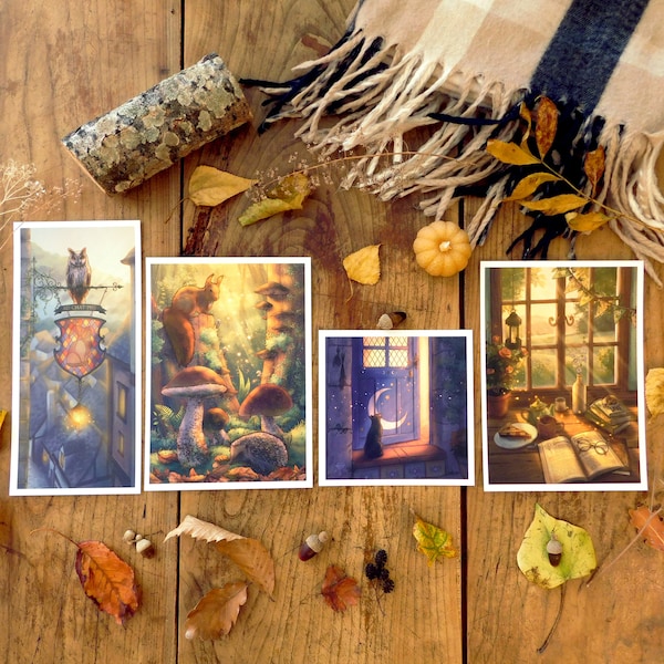 Cartes Postales d'Automne