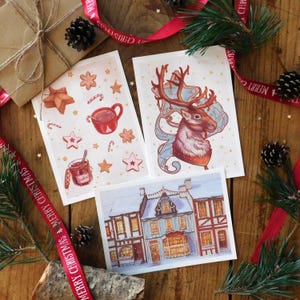 Cartes Postales de Noël, Cartes de Vœux