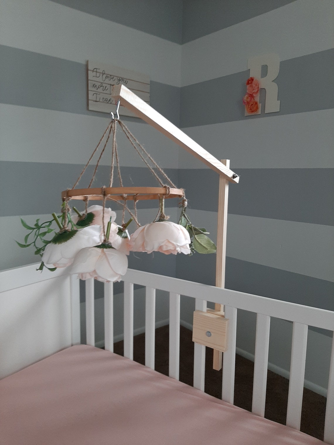 Baby Mobile Arm Set natural With Arm Crib Attachment and Etsy