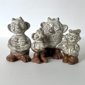 Danish 50s Trolls designed by Marianne Starck for Michael Andersen Pottery. Bornholm Krolle Bolle. Made in Denmark. Stoneware - Collectible