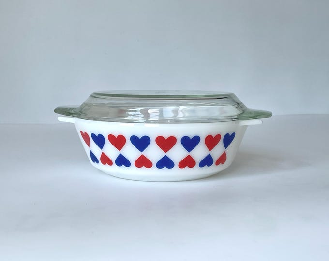 Rare JAJ Pyrex With Hearts. Number 509. Vintage Collectors Item From ...