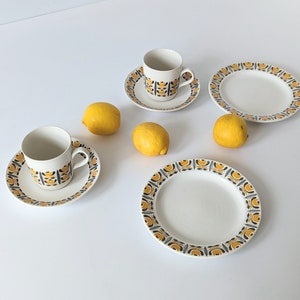 Egersund/エーゲルスン プレート　４枚セット エーゲルスン ユニーク ティーカップ&ソーサー プレート トリオ