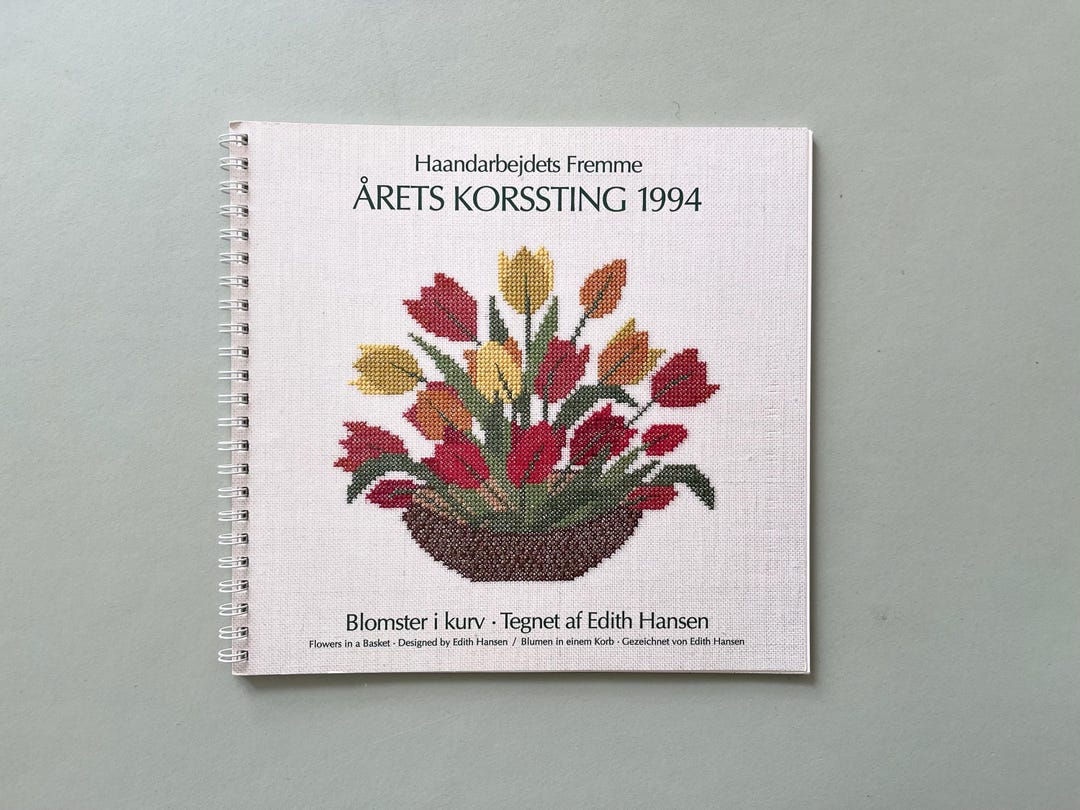 Rare 1994 - Haandarbejdets Fremme - Cross Stitch Book / Calendar