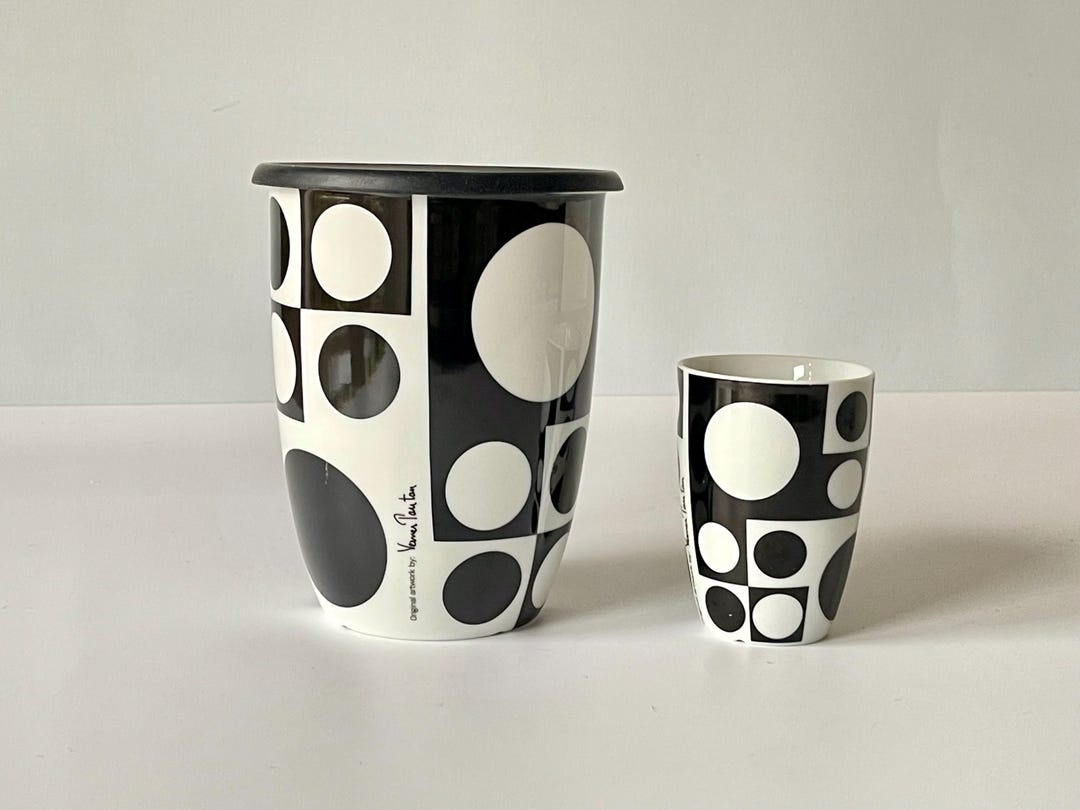 kyoko様用　★極レア品！Verner Panton FUN1DM 1960年 Verner Panton GEOMETRI 1 Storage Jar 1,5L. Danish Design by