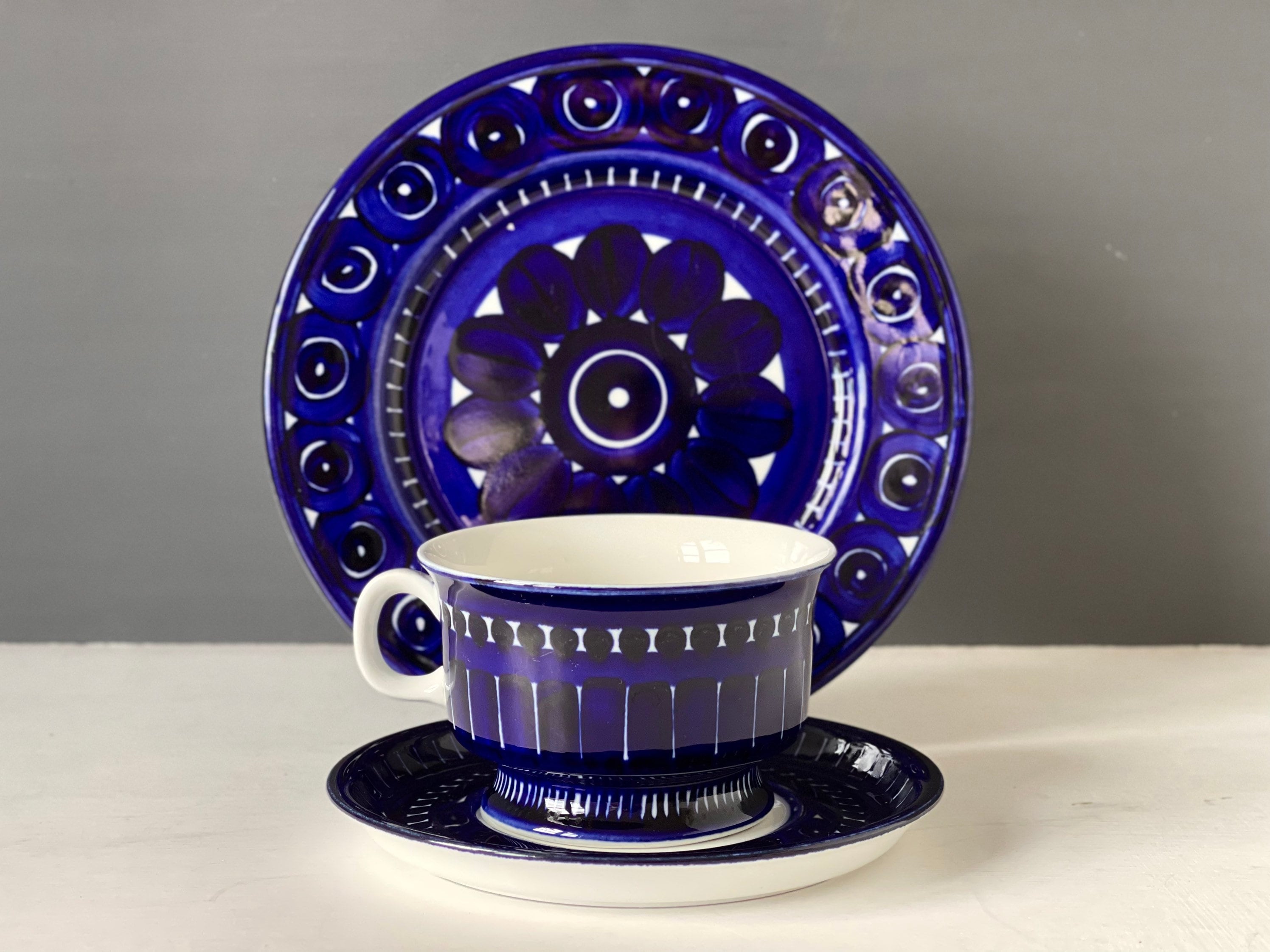 Arabia Valencia Plate 25 cm, Vintage | Astialiisa Online
