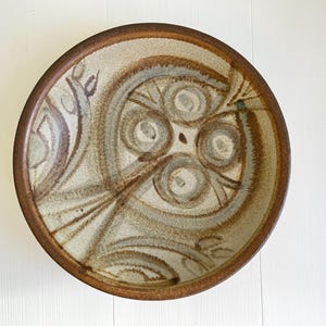 XL Søholm Denmark Erika Schale von Noomi Backhausen & Poul Brandborg - Vintage Danish Stoneware Studio Pottery. Mid Century Modern Design, DK