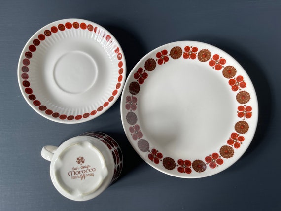 Rare Morocco Trio - Great Condition. Figgjo Flint, Turi Design