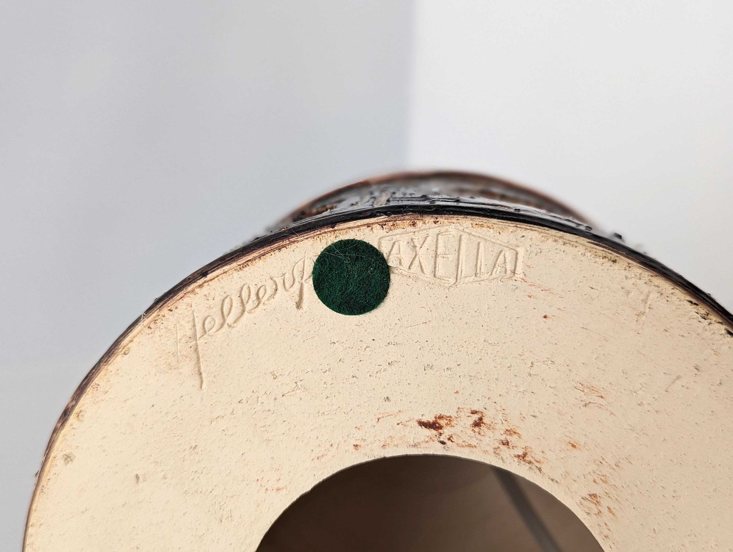 70s Jette Helleroe Axella Table Lamp. Danish Ceramist